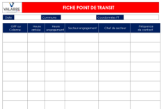 Fiche point de transit