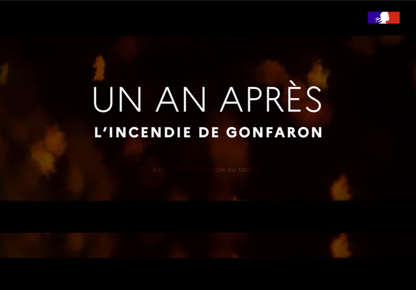 Vidéo Retex feu de Gonfaron